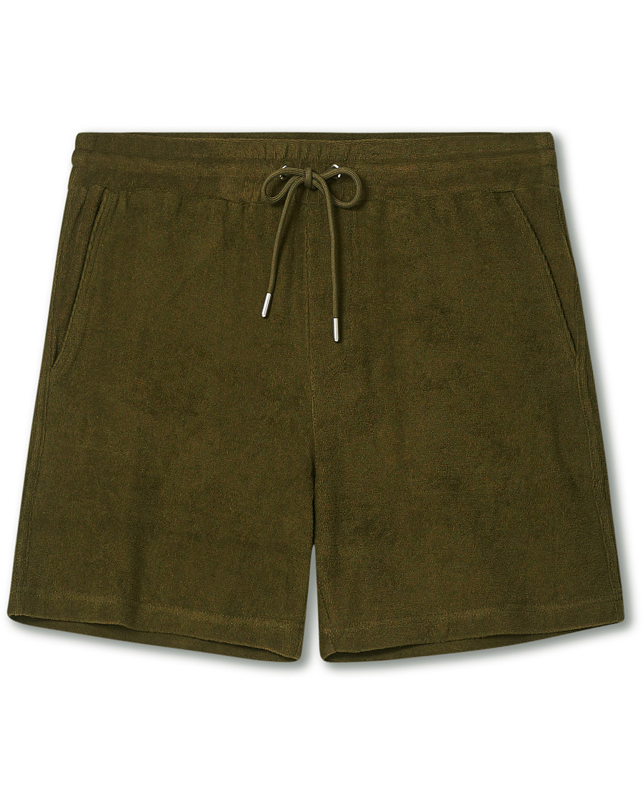 Mies | Shortsit | NN07 | Cameron Terry Shorts Dark Olive