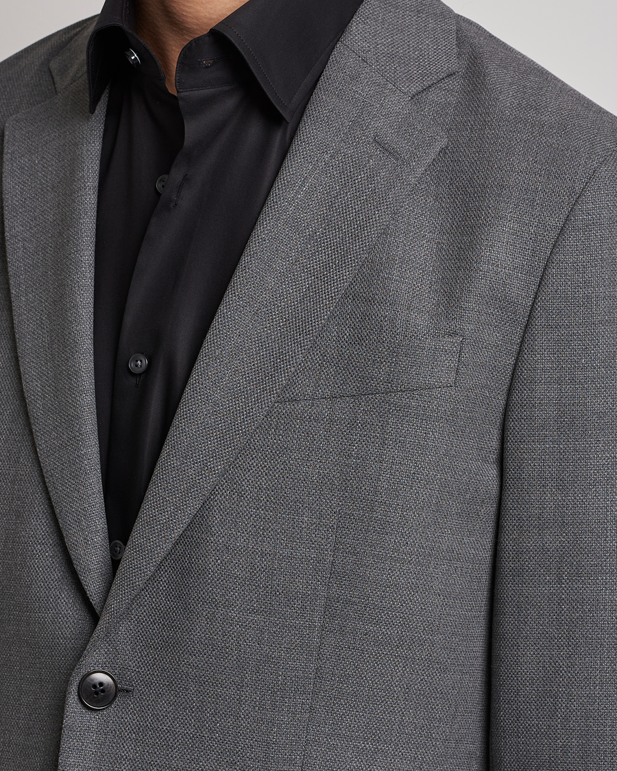 Mies | Pikkutakit | J.Lindeberg | Hopper Active Hopsack Blazer Grey Melange