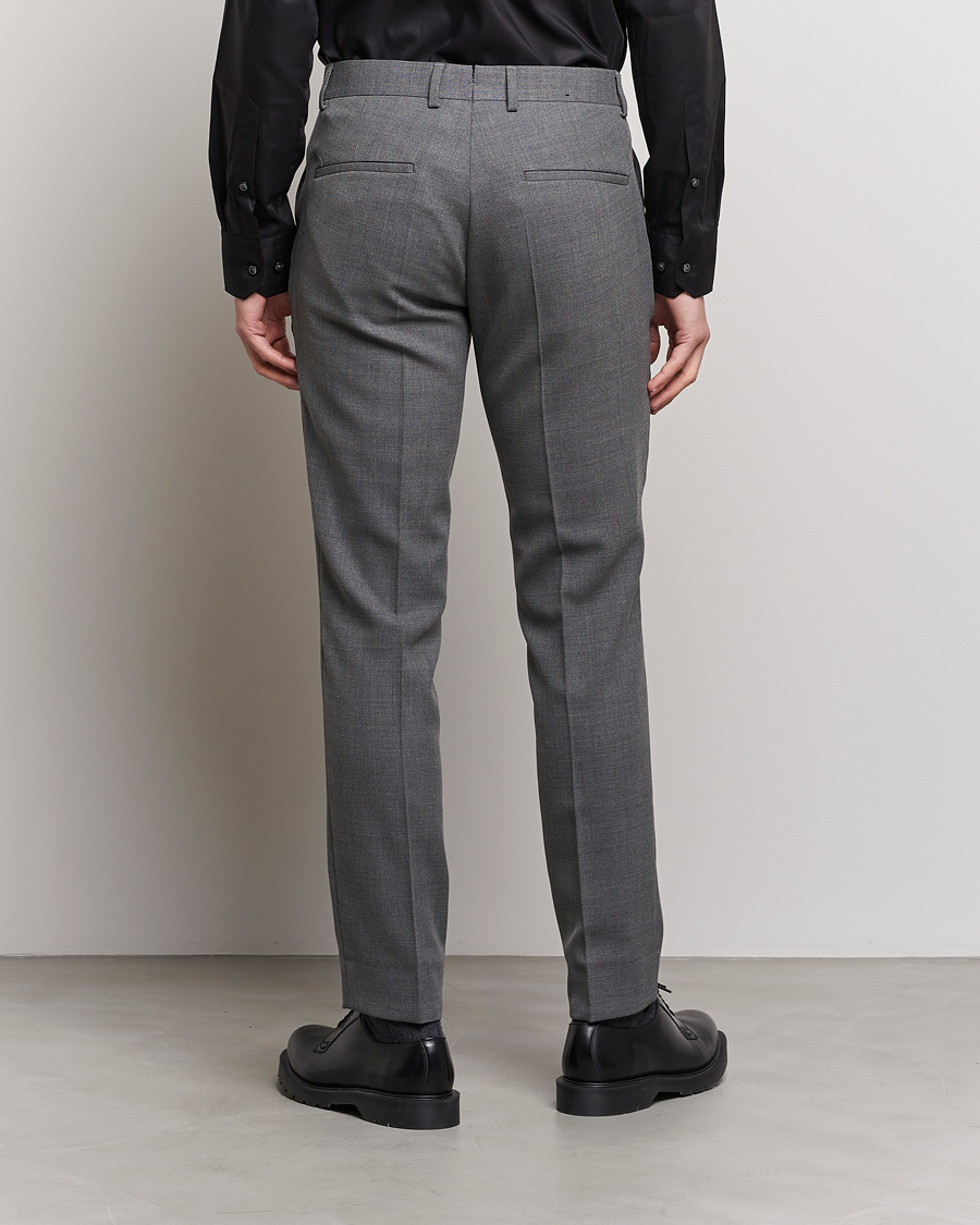 Mies | Housut | J.Lindeberg | Grant Active Hopsack Pants Grey Melange