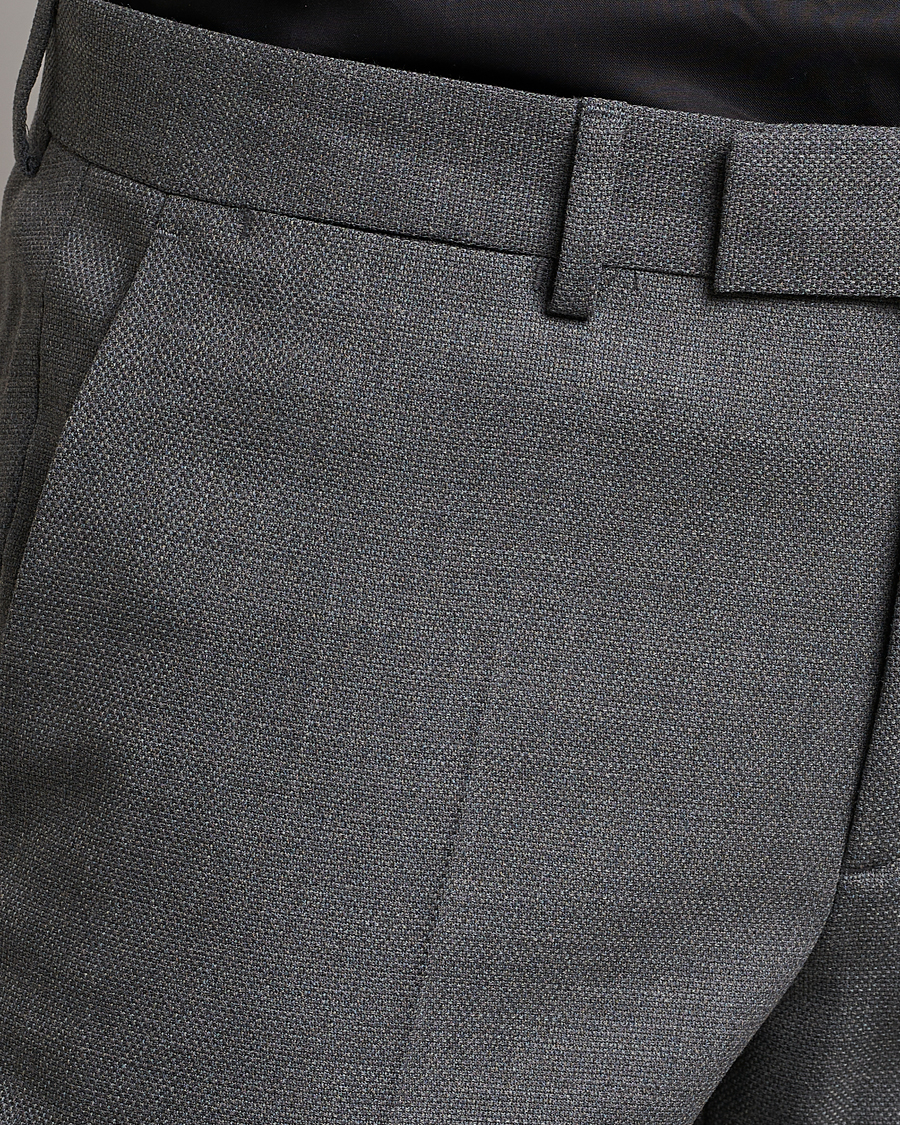 Mies | Housut | J.Lindeberg | Grant Active Hopsack Pants Grey Melange