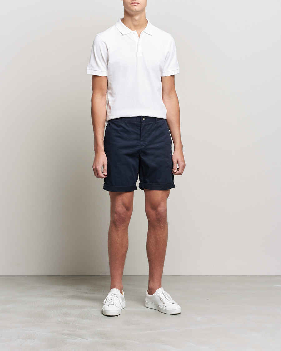 Mies | Shortsit | J.Lindeberg | Nathan Super Satin Shorts Navy