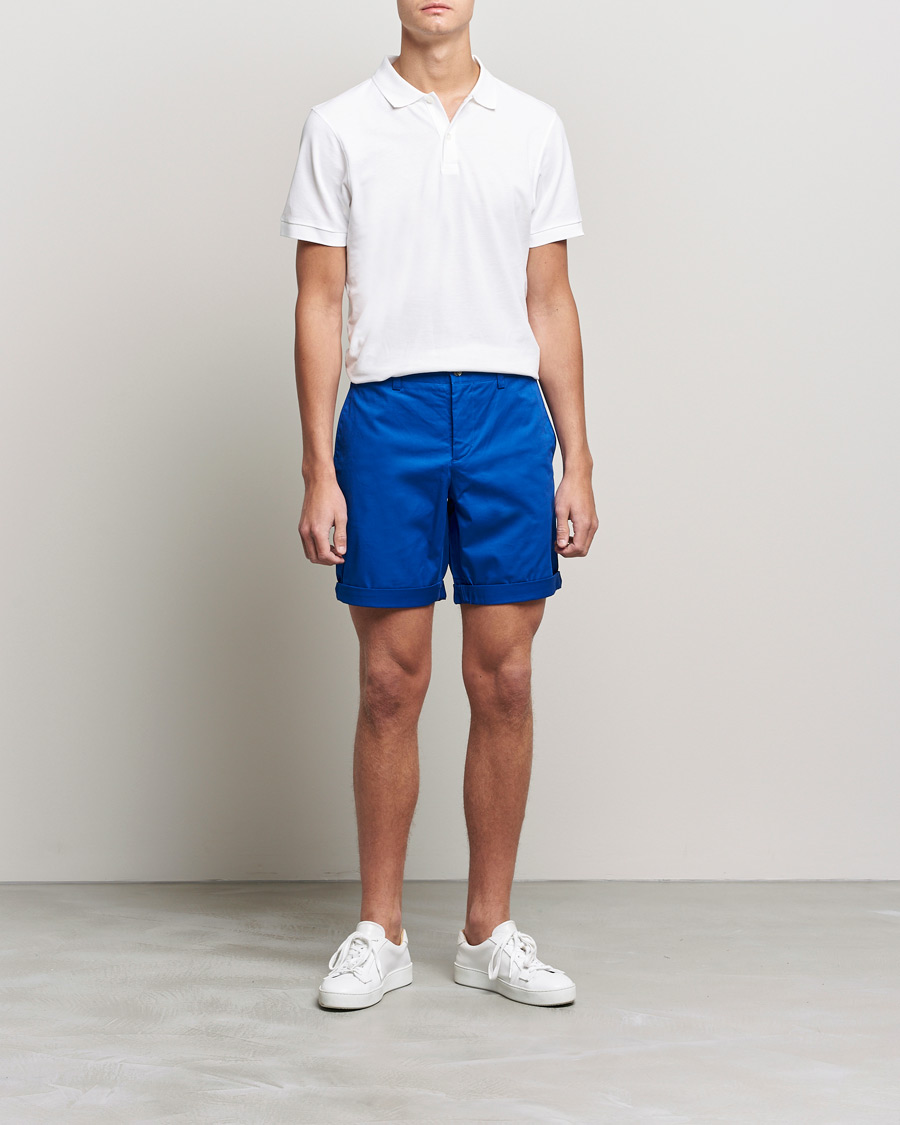 Mies | Shortsit | J.Lindeberg | Nathan Super Satin Shorts Royal Blue