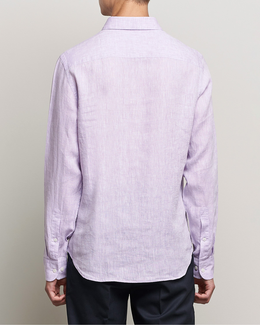 Mies | Kauluspaidat | J.Lindeberg | Linen Melange Slim Shirt Rhapsody