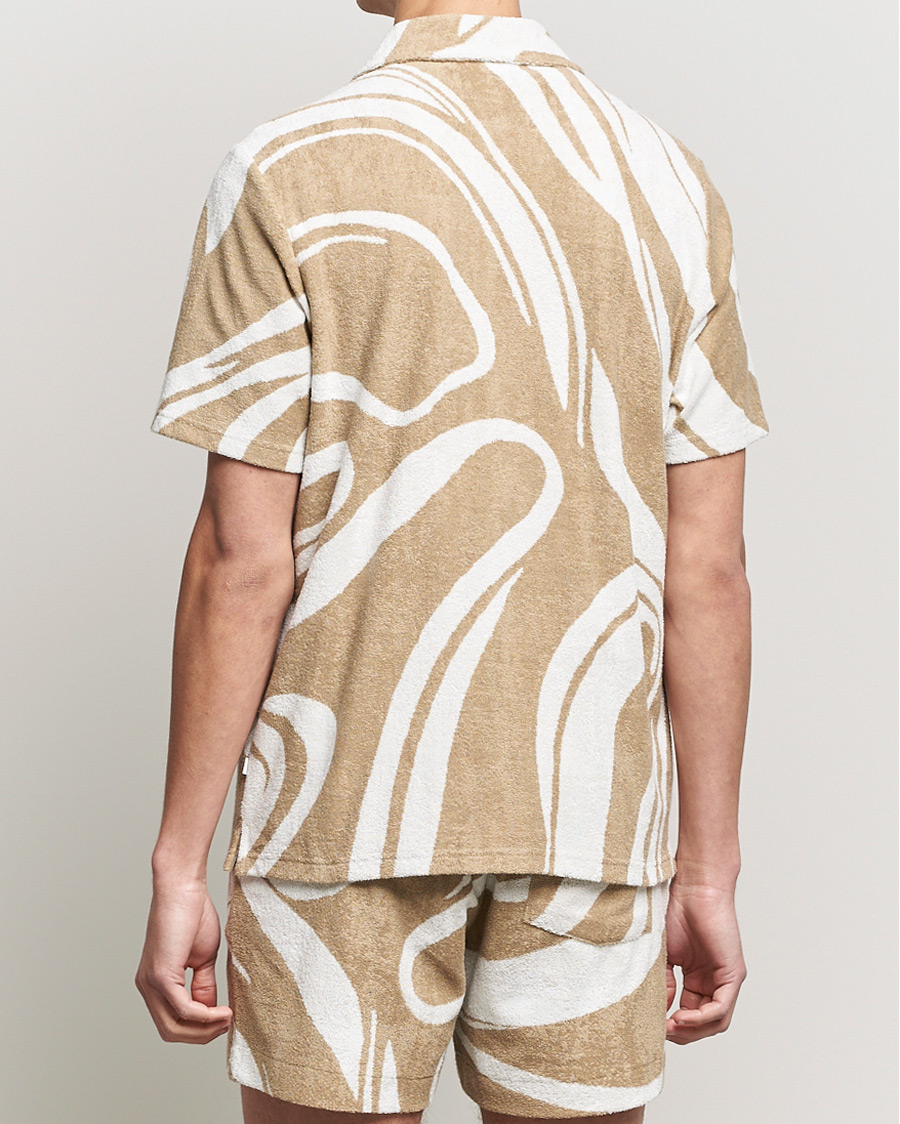 Mies | Kauluspaidat | J.Lindeberg | BillyToweling Jacquard Shirt Safari Beige