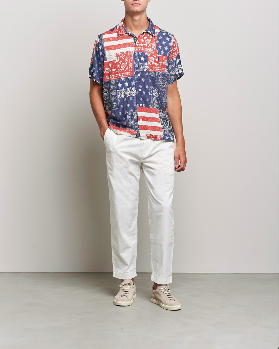 Mies | Lyhythihaiset kauluspaidat | Polo Ralph Lauren | Printed Short Sleeve Resort Collar Shirt Multi
