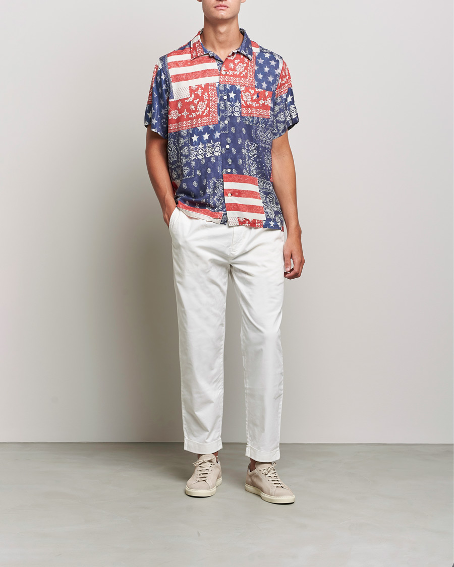 Mies | Kauluspaidat | Polo Ralph Lauren | Printed Short Sleeve Resort Collar Shirt Multi