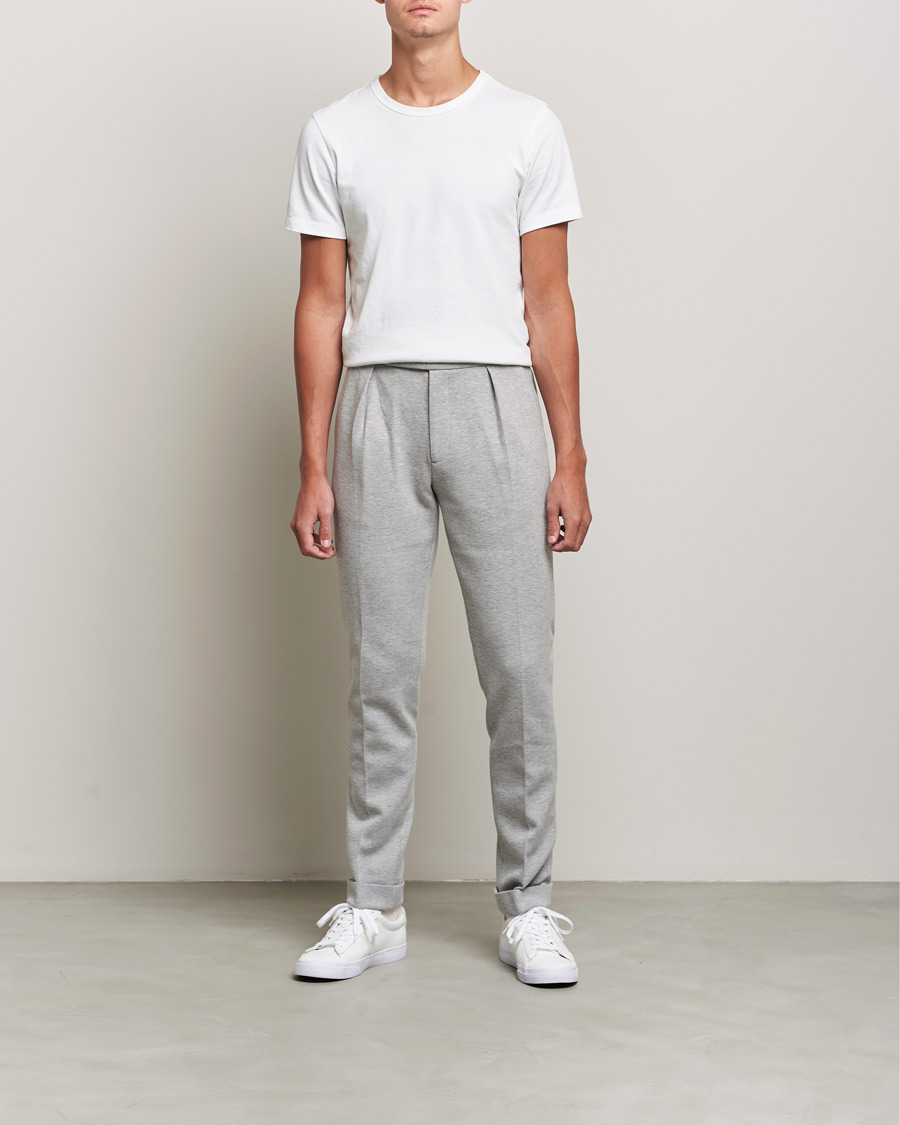 Mies | Alennusmyynti vaatteet | Polo Ralph Lauren | Brad Jersey Knitted Trousers Andover Heather