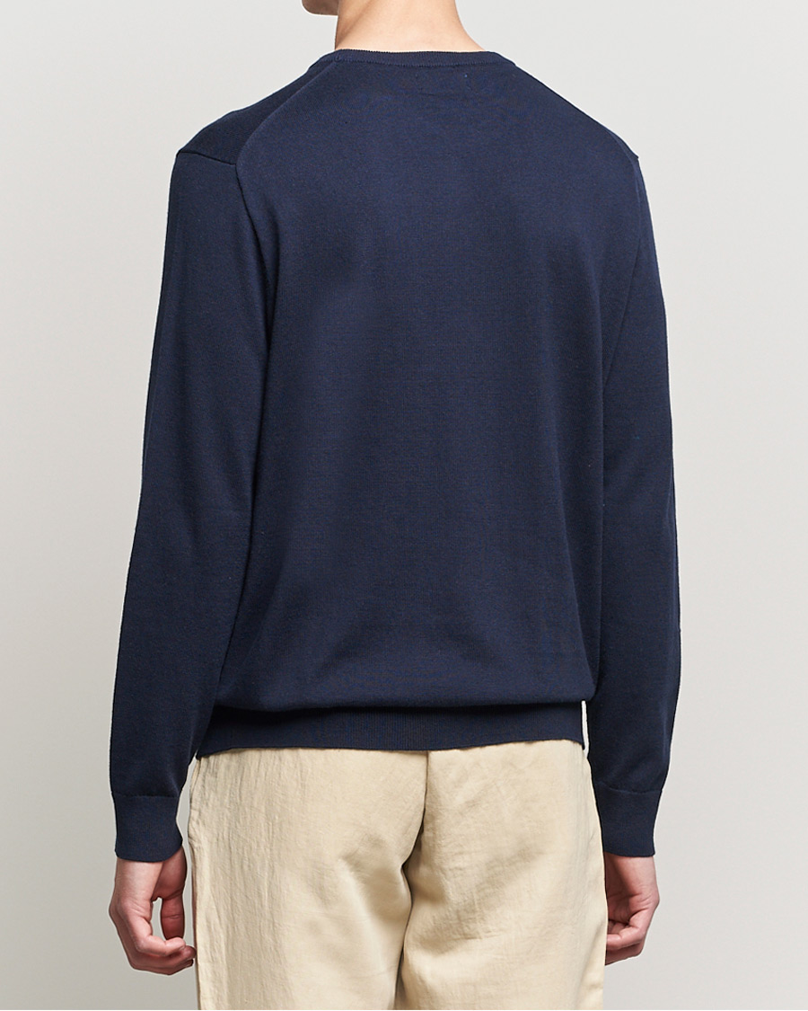 Mies | Puserot | Polo Ralph Lauren | Cotton/Cashmere Crew Neck Pullover Hunter Navy