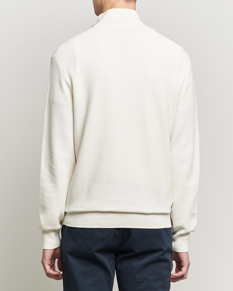 Mies | Puserot | Polo Ralph Lauren | Textured Half-Zip Antique Creme