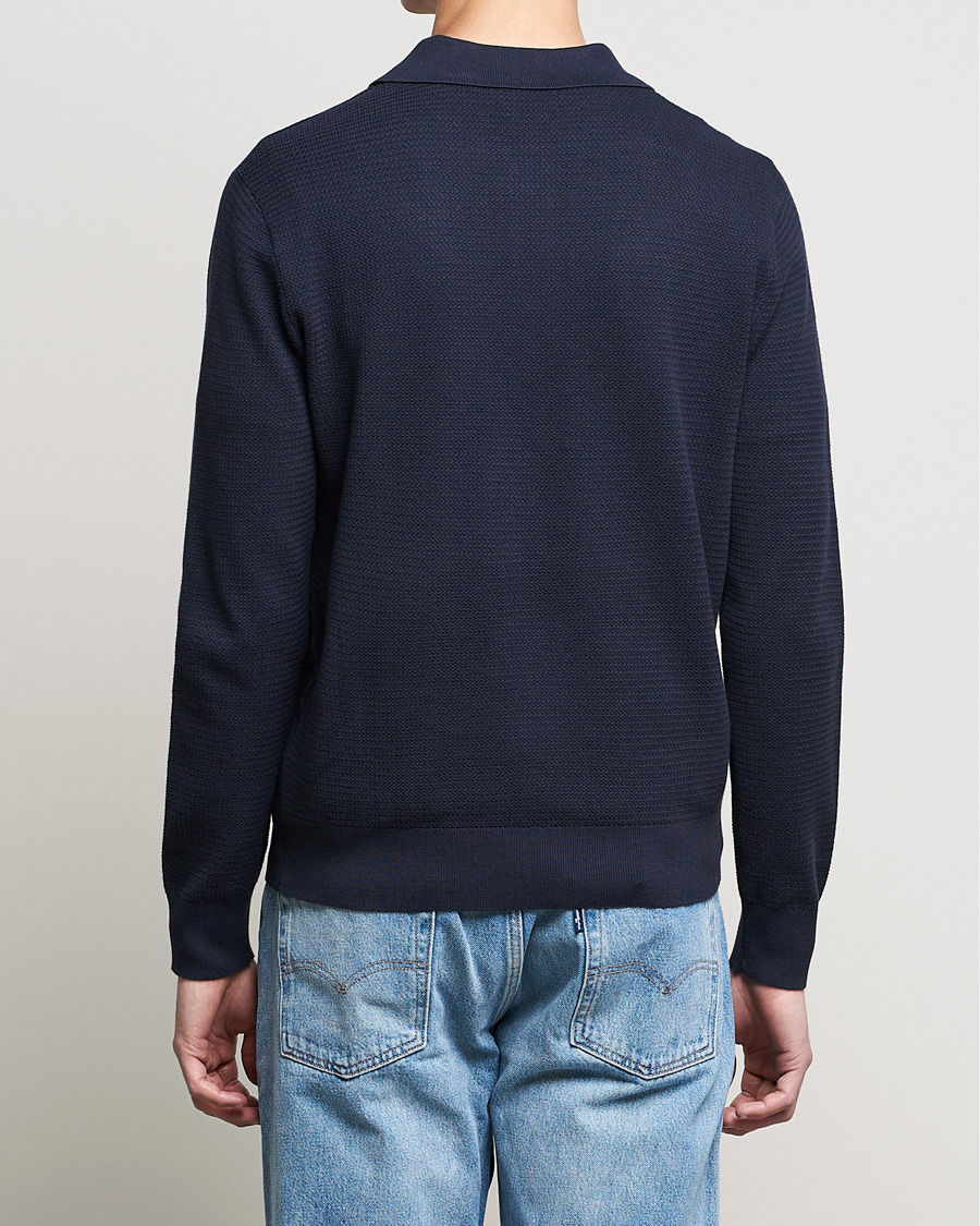 Mies | Puserot | Polo Ralph Lauren | Textured Knitted Polo Navy