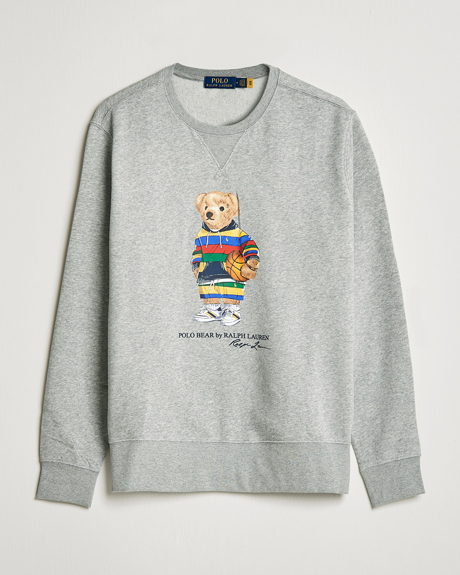 Miehet |  | Polo Ralph Lauren | Printed Active Bear Crew Neck Sweatshirt Andover Heather