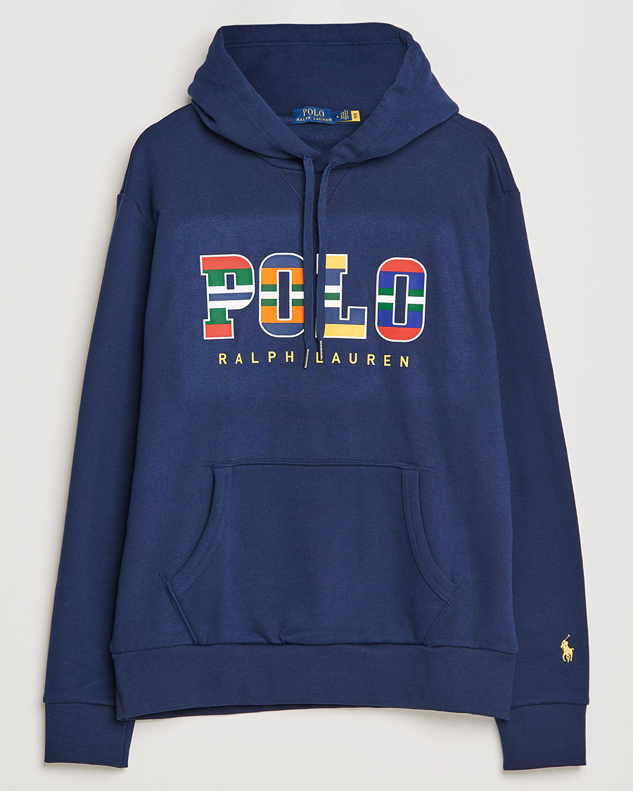 Mies | Puserot | Polo Ralph Lauren | Fleece Retro Logo Hoodie Cruise Navy