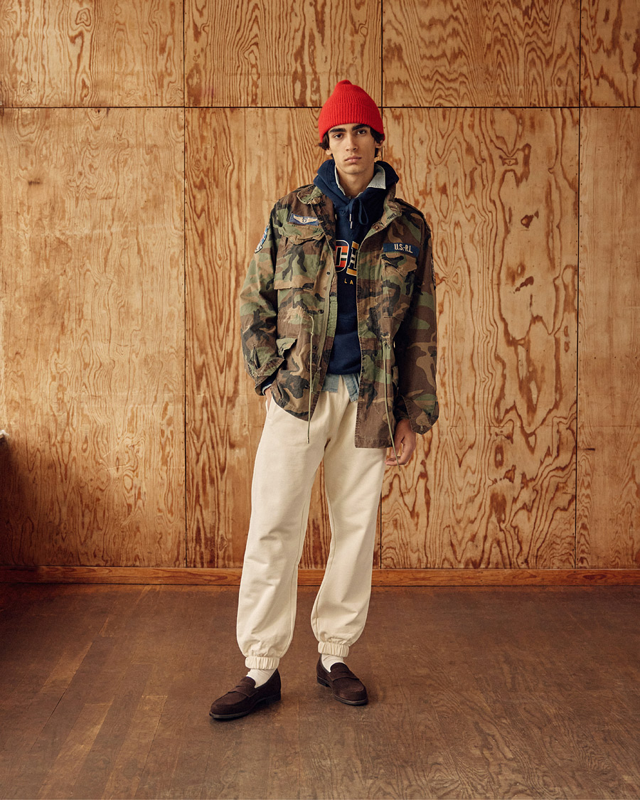 Mies | Puserot | Polo Ralph Lauren | Fleece Retro Logo Hoodie Cruise Navy