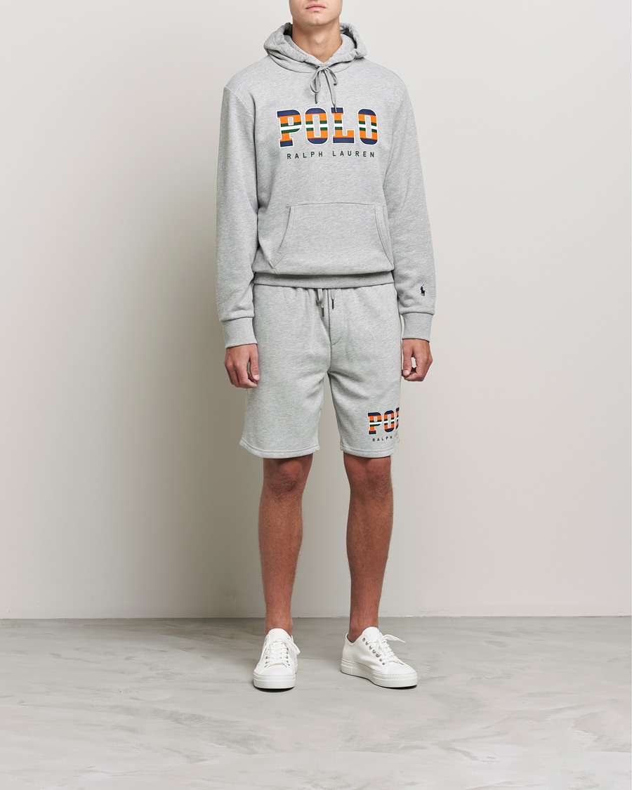 Mies | Puserot | Polo Ralph Lauren | Fleece Retro Logo Hoodie Andover Heather