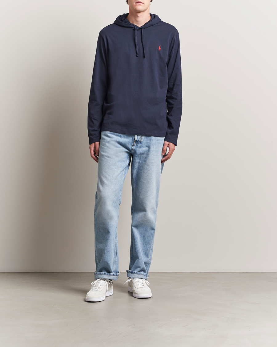 Mies | Puserot | Polo Ralph Lauren | Long Sleeve Hooded T-Shirt Ink
