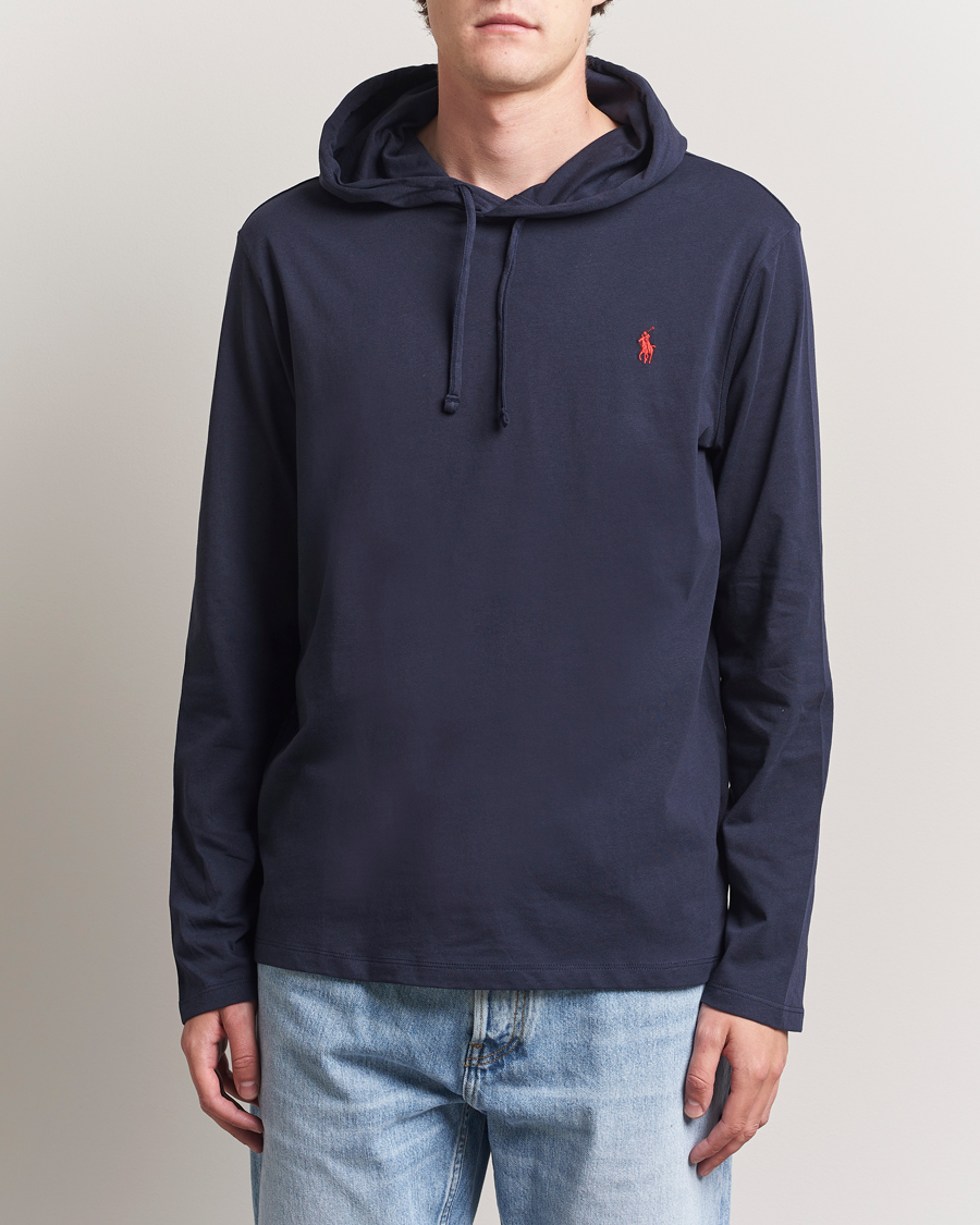 Mies | Puserot | Polo Ralph Lauren | Long Sleeve Hooded T-Shirt Ink