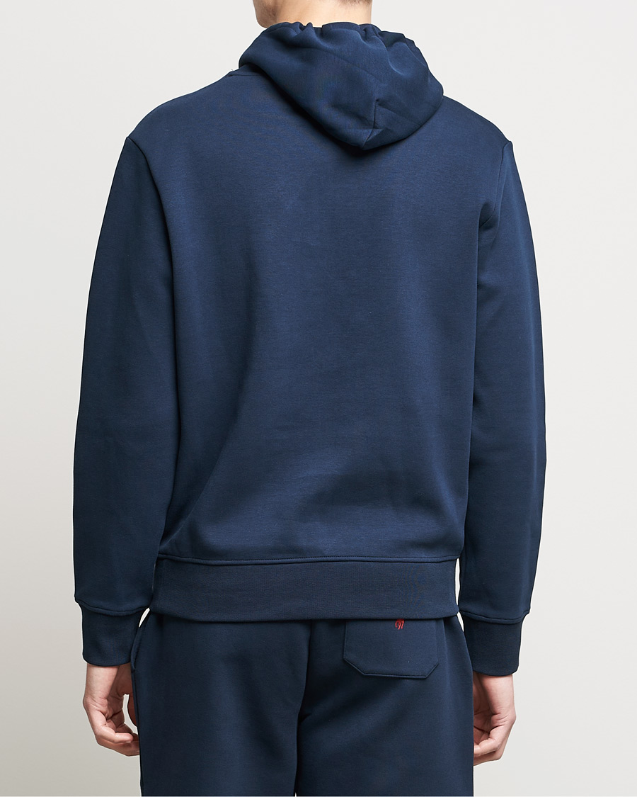 Mies | Puserot | Polo Ralph Lauren | Double Knit Paisley Retro Logo Hoodie Aviator Navy