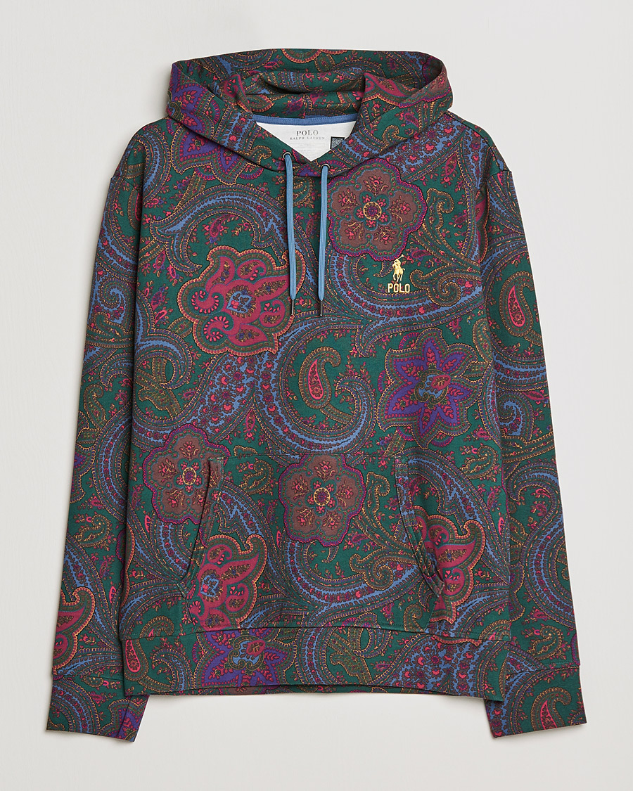 Mies | Puserot | Polo Ralph Lauren | Double Knit Paisley Hoodie Multi