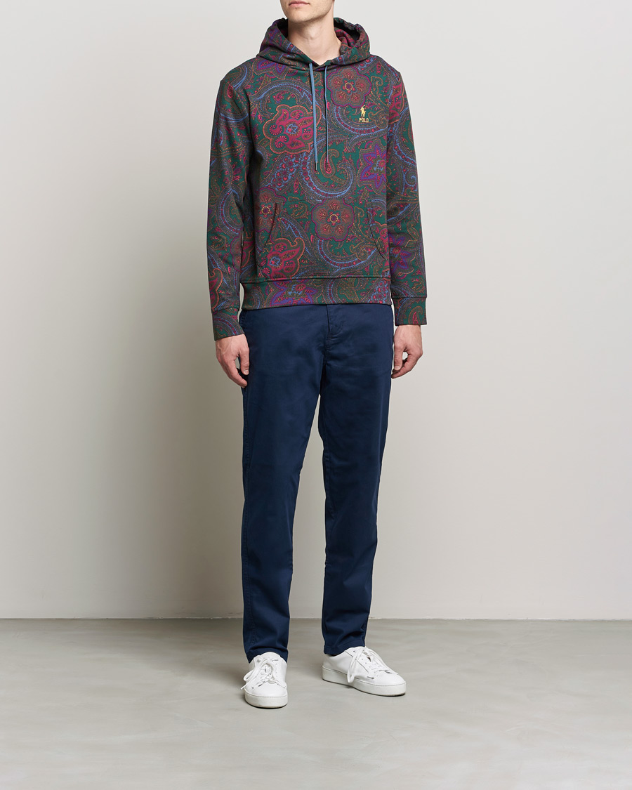 Mies | Puserot | Polo Ralph Lauren | Double Knit Paisley Hoodie Multi