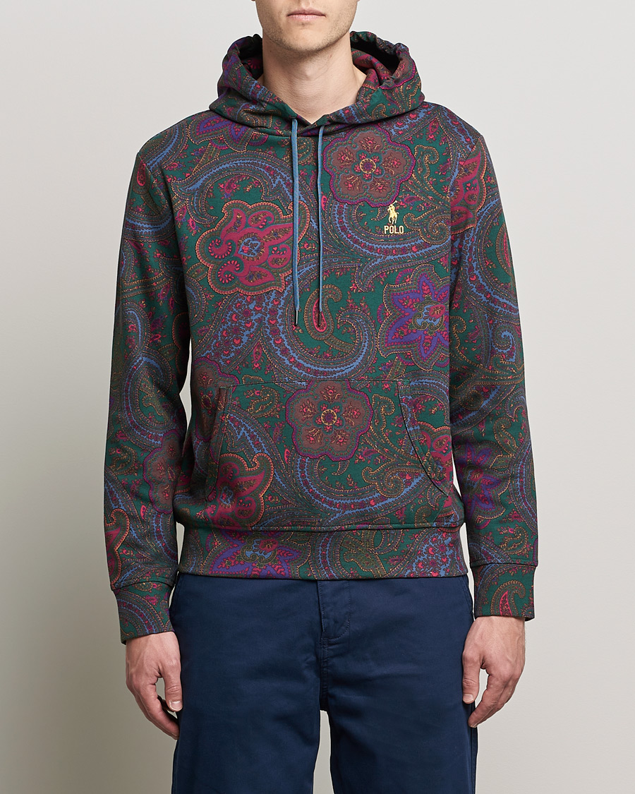 Mies | Puserot | Polo Ralph Lauren | Double Knit Paisley Hoodie Multi