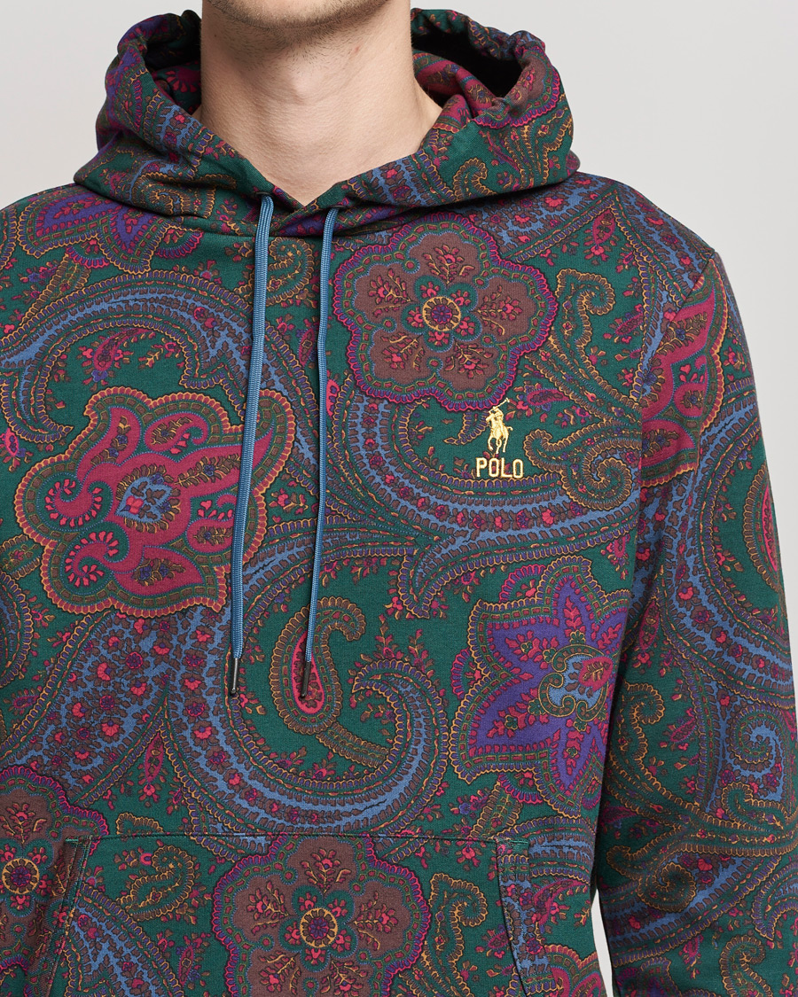 Mies | Puserot | Polo Ralph Lauren | Double Knit Paisley Hoodie Multi