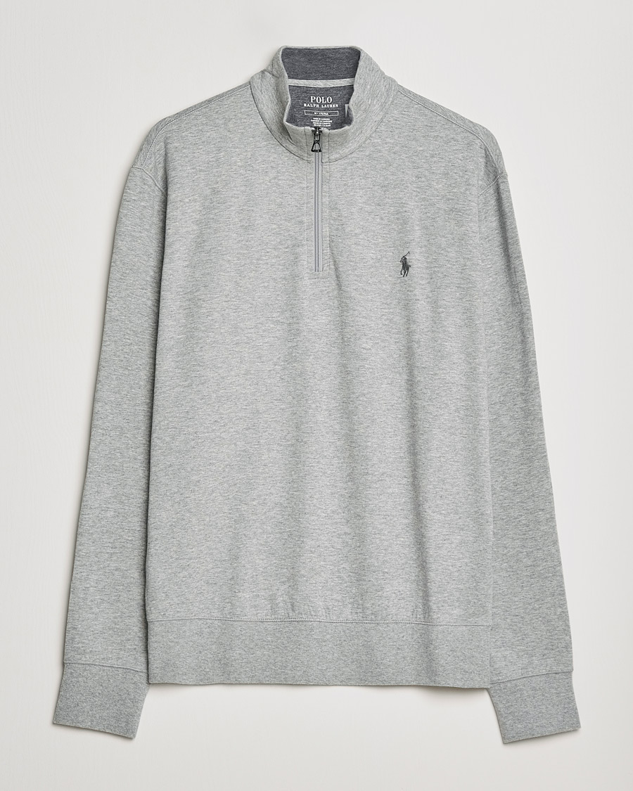 Mies | Puserot | Polo Ralph Lauren | Double Knit Half-Zip Sweater Andover Heather