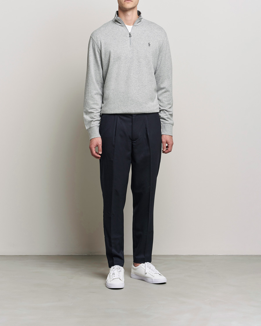 Mies | Puserot | Polo Ralph Lauren | Double Knit Half-Zip Sweater Andover Heather