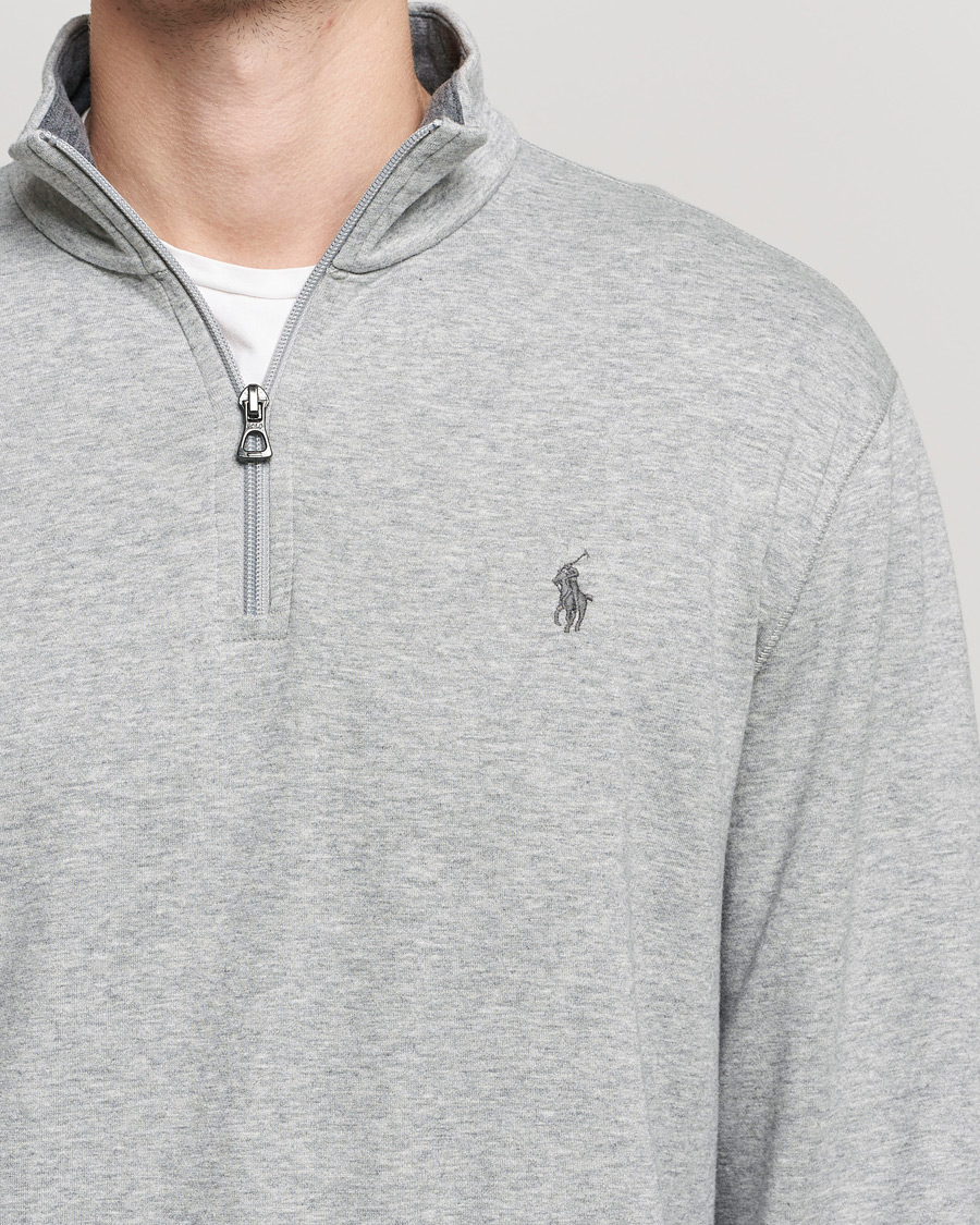 Mies | Puserot | Polo Ralph Lauren | Double Knit Half-Zip Sweater Andover Heather