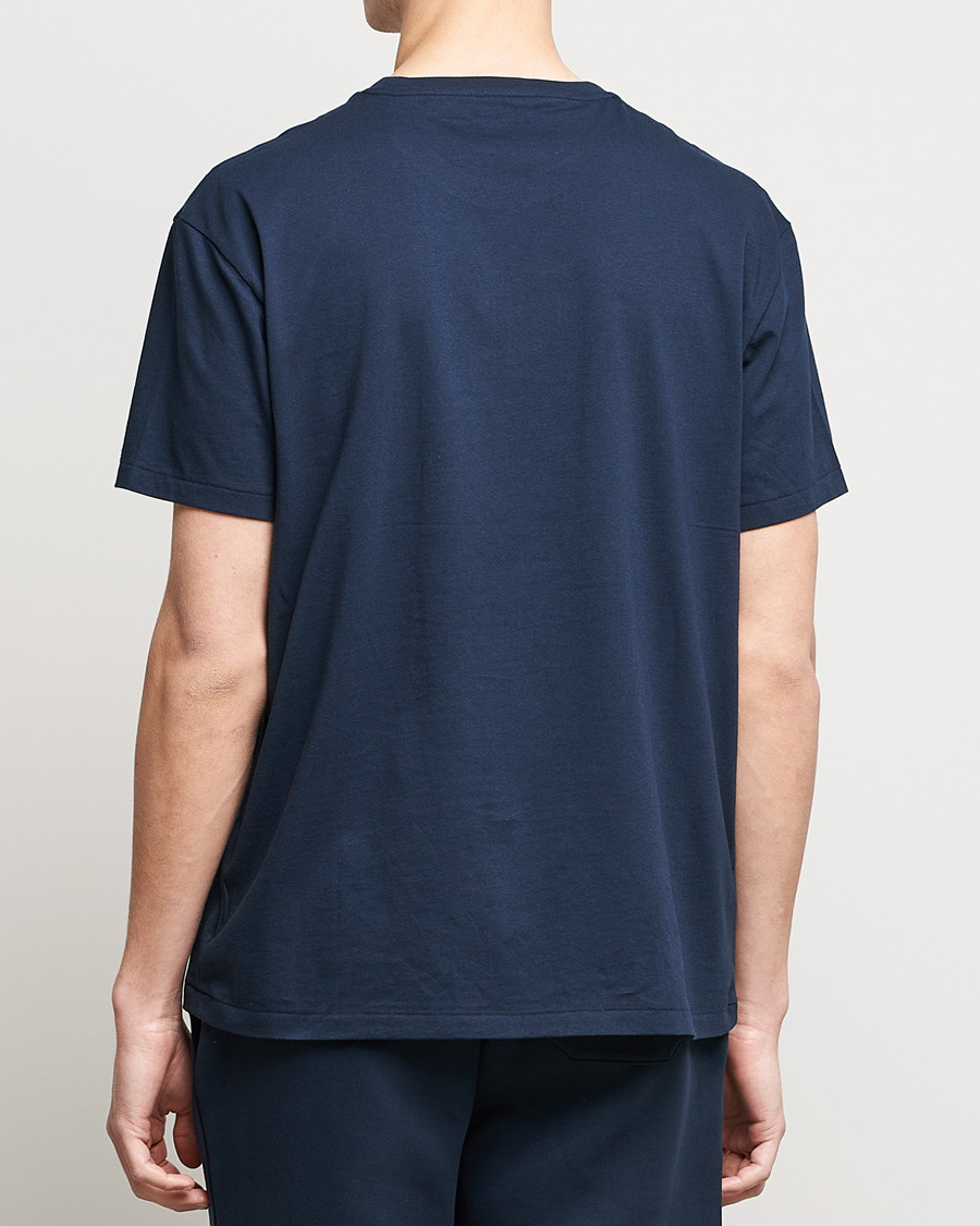 Mies | T-paidat | Polo Ralph Lauren | Paisley Retro Logo Crew Neck Tee Aviator Navy