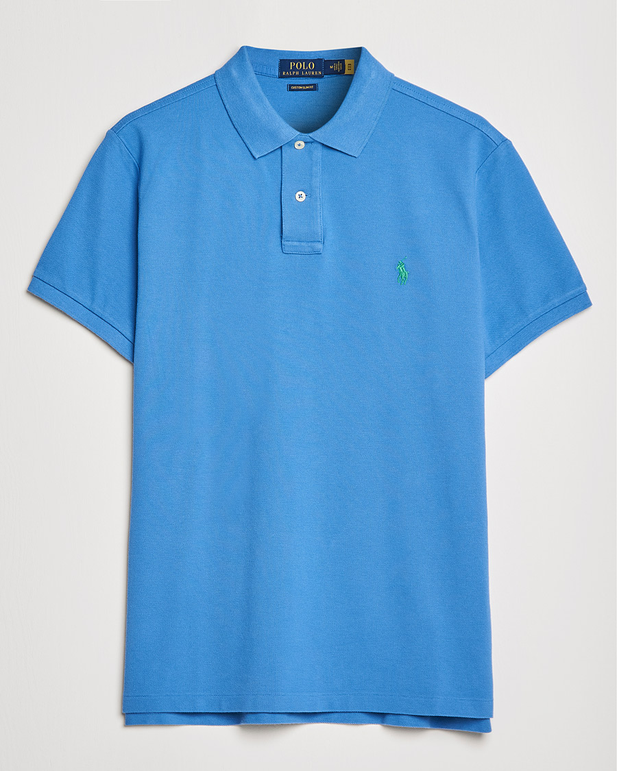 Mies | Pikeet | Polo Ralph Lauren | Custom Slim Fit Polo Retreat Blue