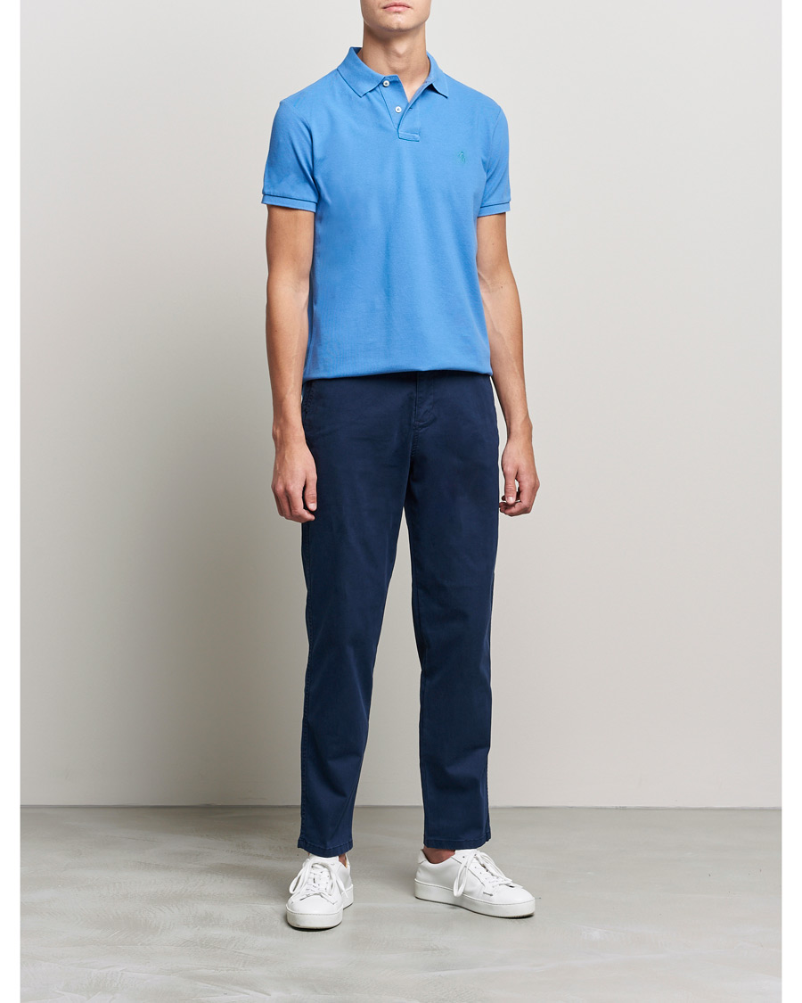 Mies | Pikeet | Polo Ralph Lauren | Custom Slim Fit Polo Retreat Blue