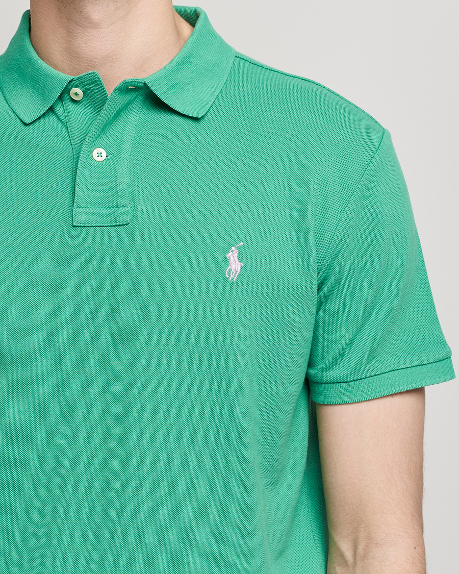 Mies | Pikeet | Polo Ralph Lauren | Custom Slim Fit Polo Raft Green