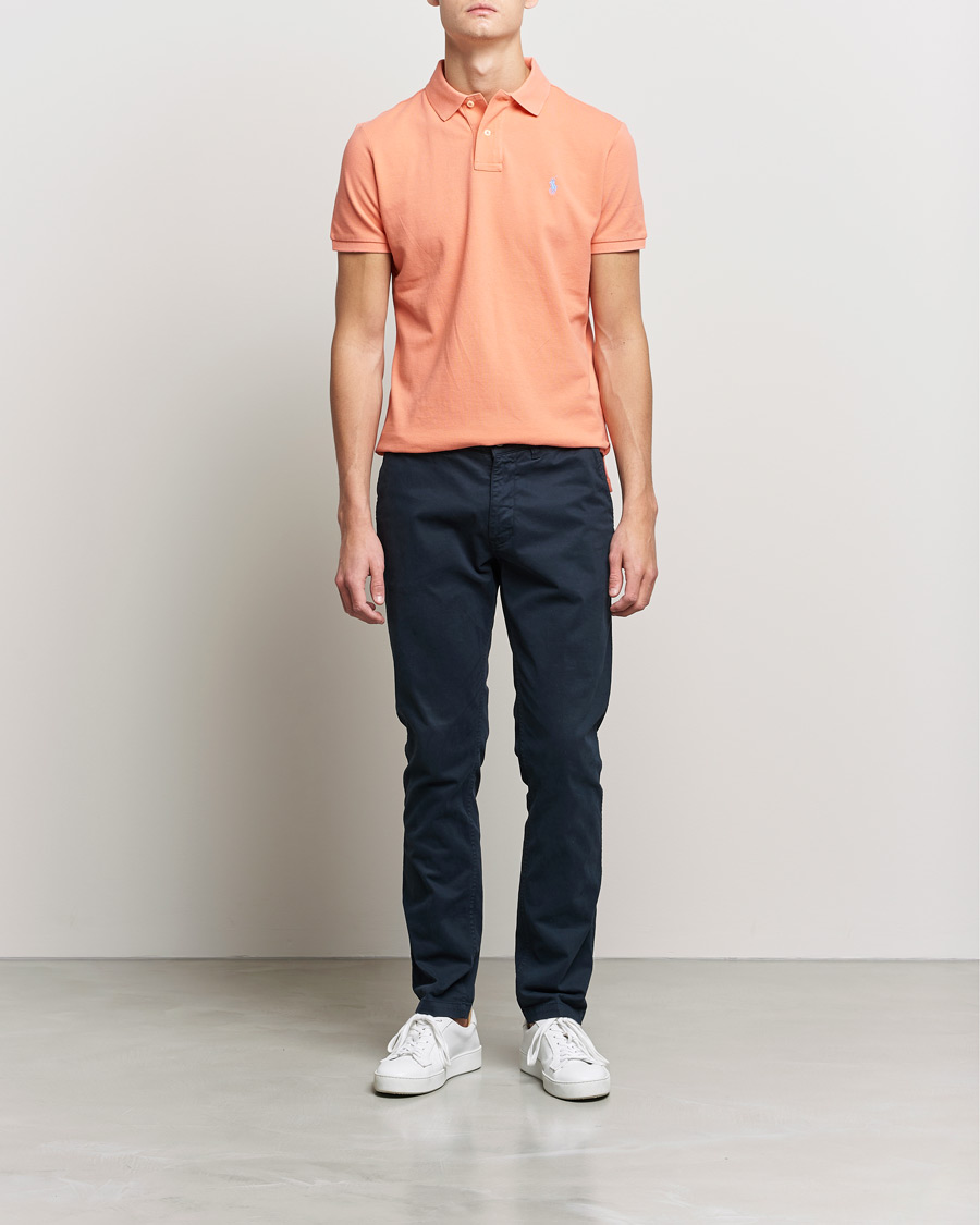 Mies |  | Polo Ralph Lauren | Custom Slim Fit Polo Deep Mango