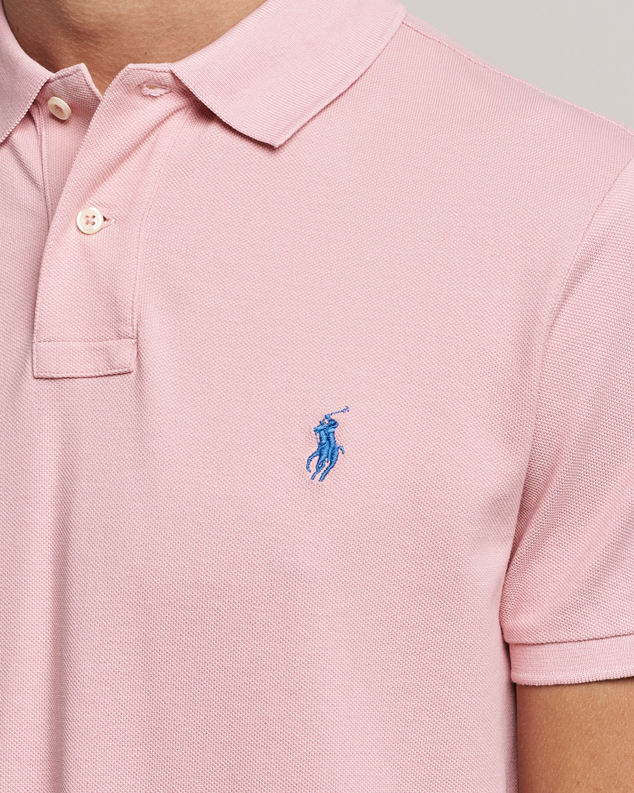Mies | Pikeet | Polo Ralph Lauren | Custom Slim Fit Polo Adirondack Rose
