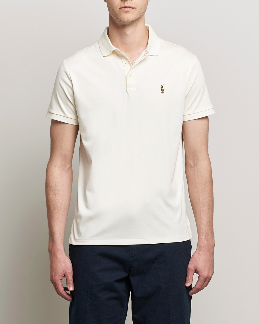 Mies | Pikeet | Polo Ralph Lauren | Luxury Pima Cotton Polo Clubhouse Cream