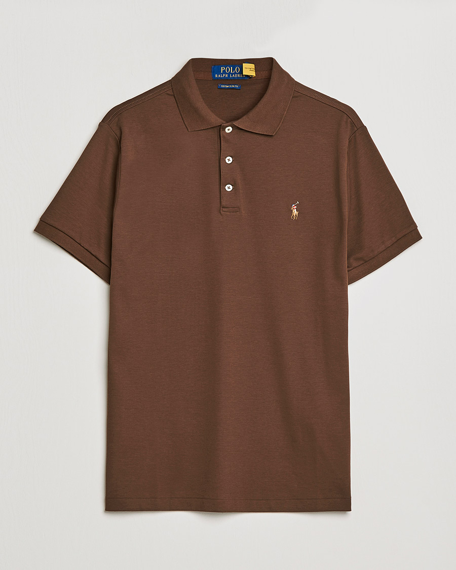 Mies | Pikeet | Polo Ralph Lauren | Luxury Pima Cotton Polo American Brown