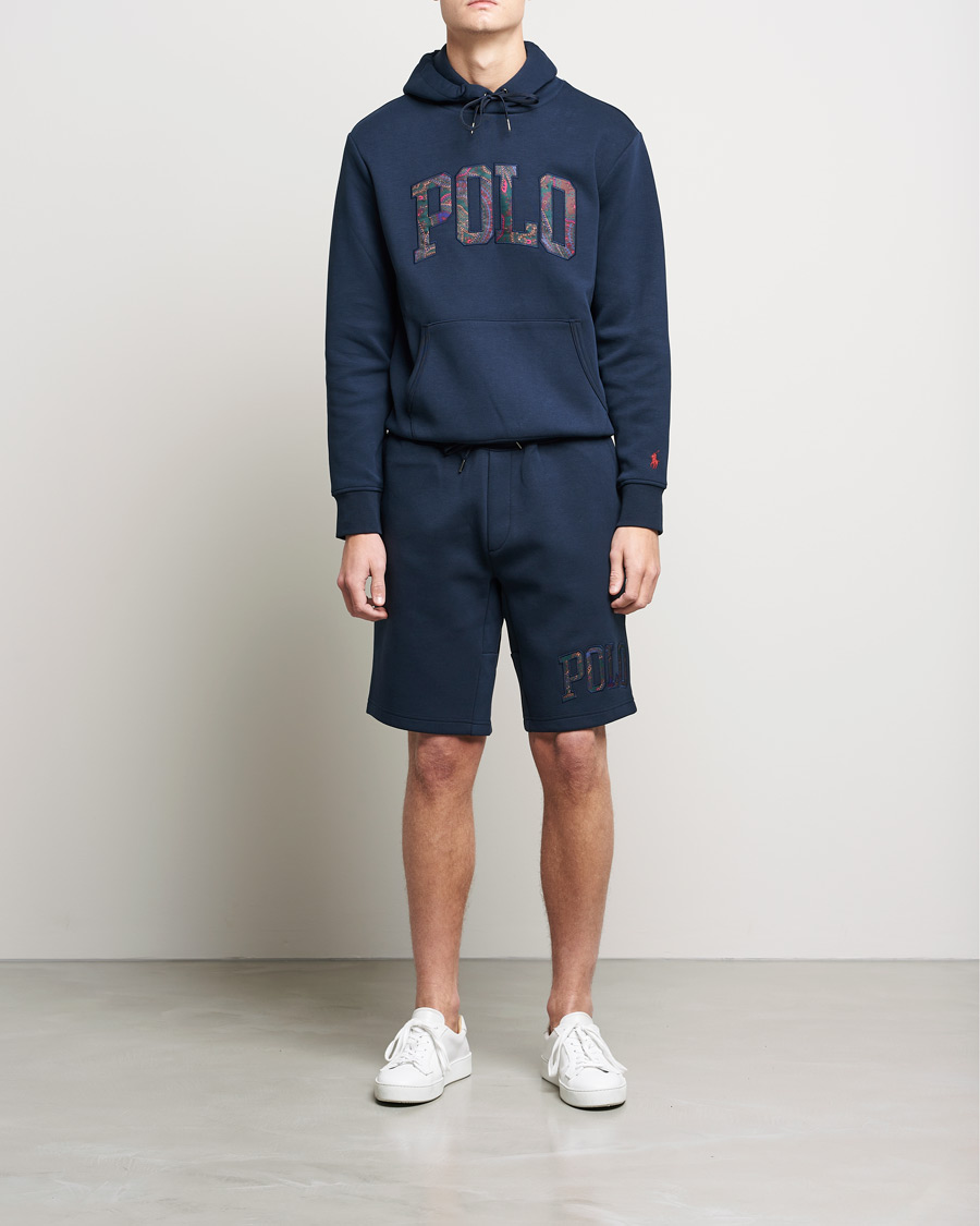 Mies | Alennusmyynti vaatteet | Polo Ralph Lauren | Double Knit Paisley Retro Logo Shorts Aviator Navy