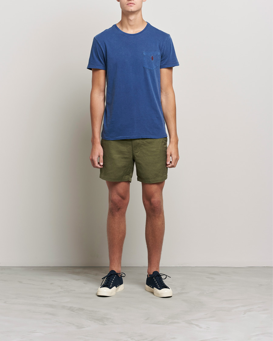 Mies | Kurenauha-shortsit | Polo Ralph Lauren | Prepster Linen/Tencel Drawstring Shorts Mountain Green