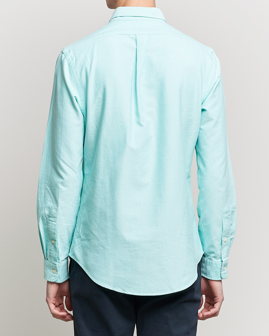 Mies | Kauluspaidat | Polo Ralph Lauren | Slim Fit Oxford Button Down Shirt Sunset Green