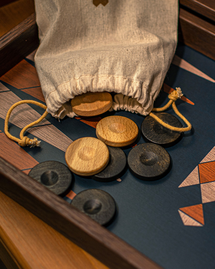 Mies | Urheilu ja vapaa-aika | Manopoulos | Wooden Creative Boho Chic Backgammon