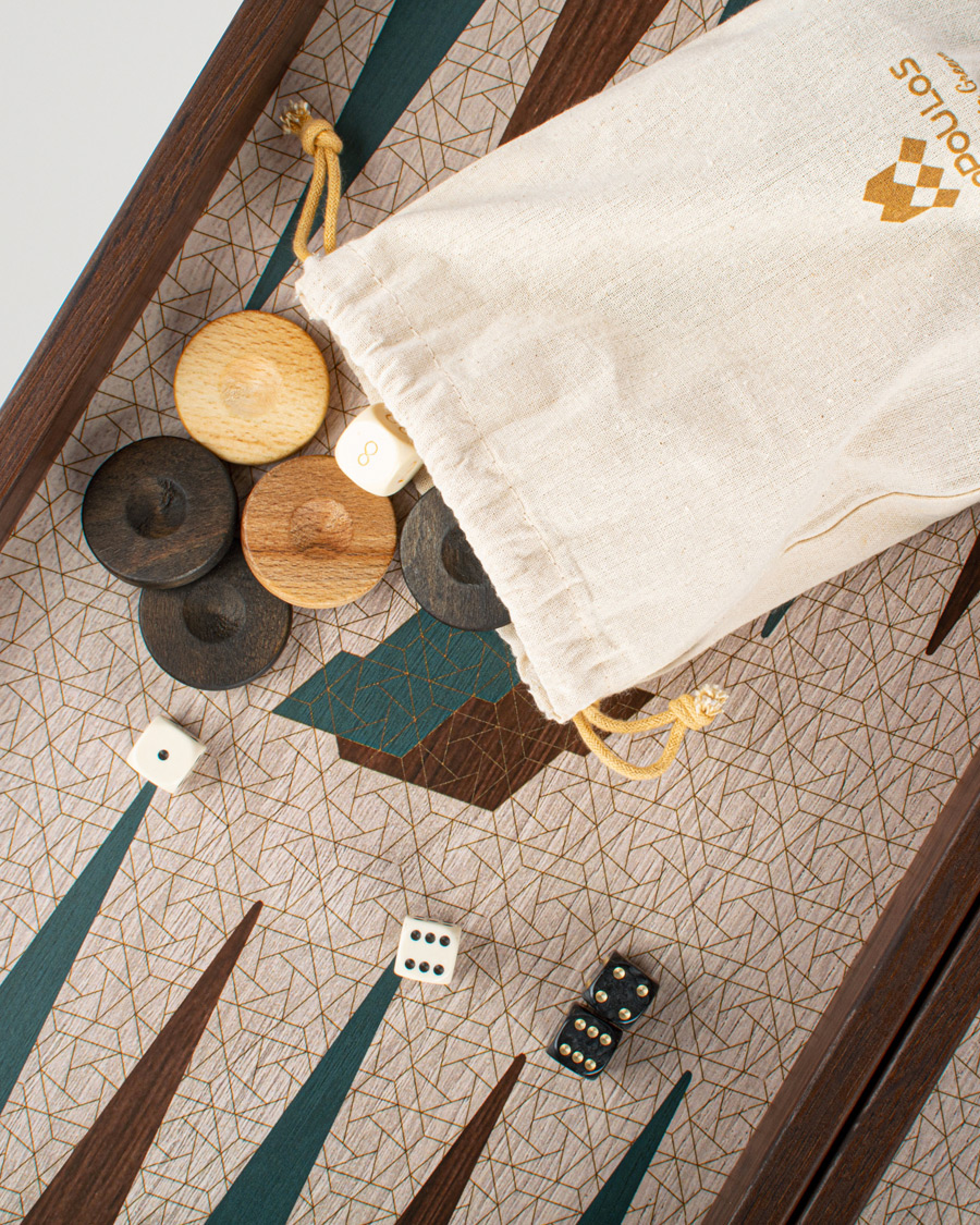 Mies | Urheilu ja vapaa-aika | Manopoulos | Wooden Creative Trend Colours Backgammon