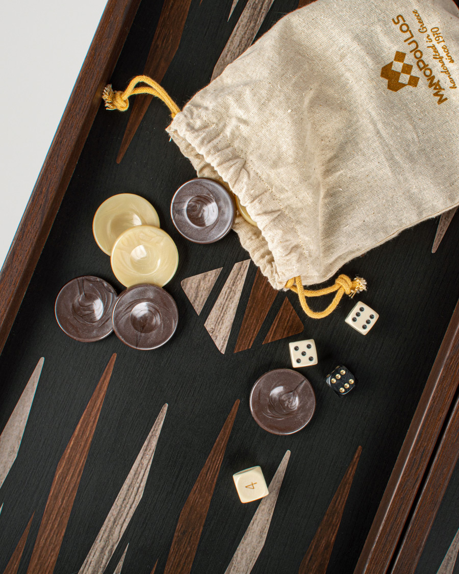 Mies |  | Manopoulos | Wooden Creative Minimalistic Backgammon 