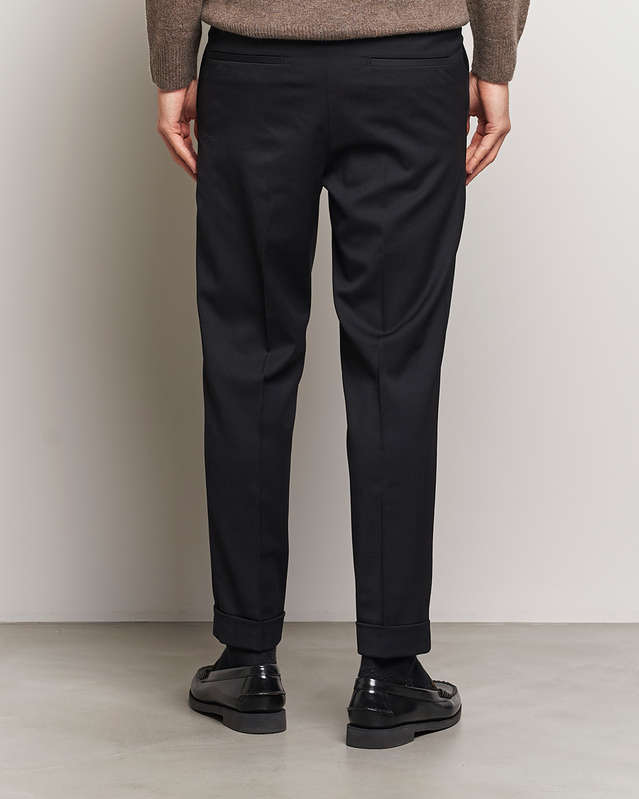 Mies | Housut | Filippa K | Terry Cropped Trousers Black