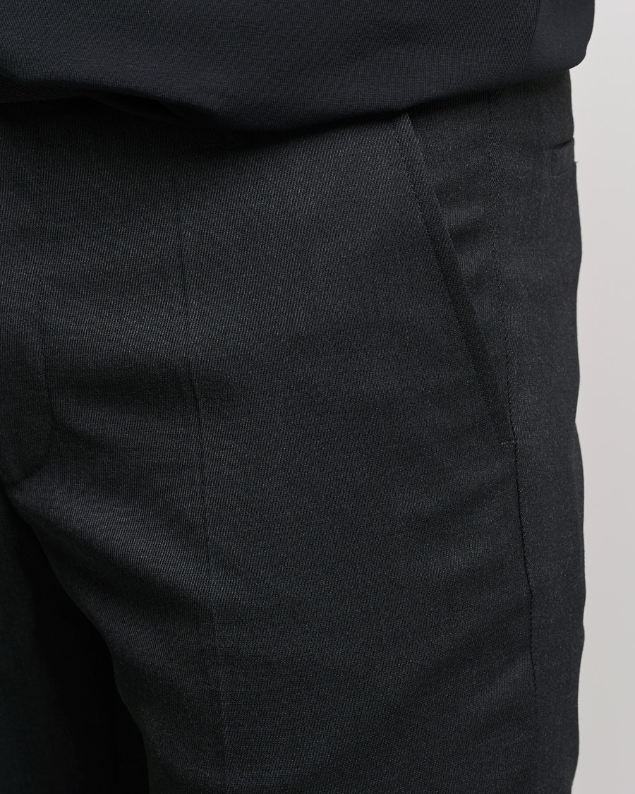 Mies | Housut | Filippa K | Terry Gabardine Cropped Turn Up Trousers Anthracite