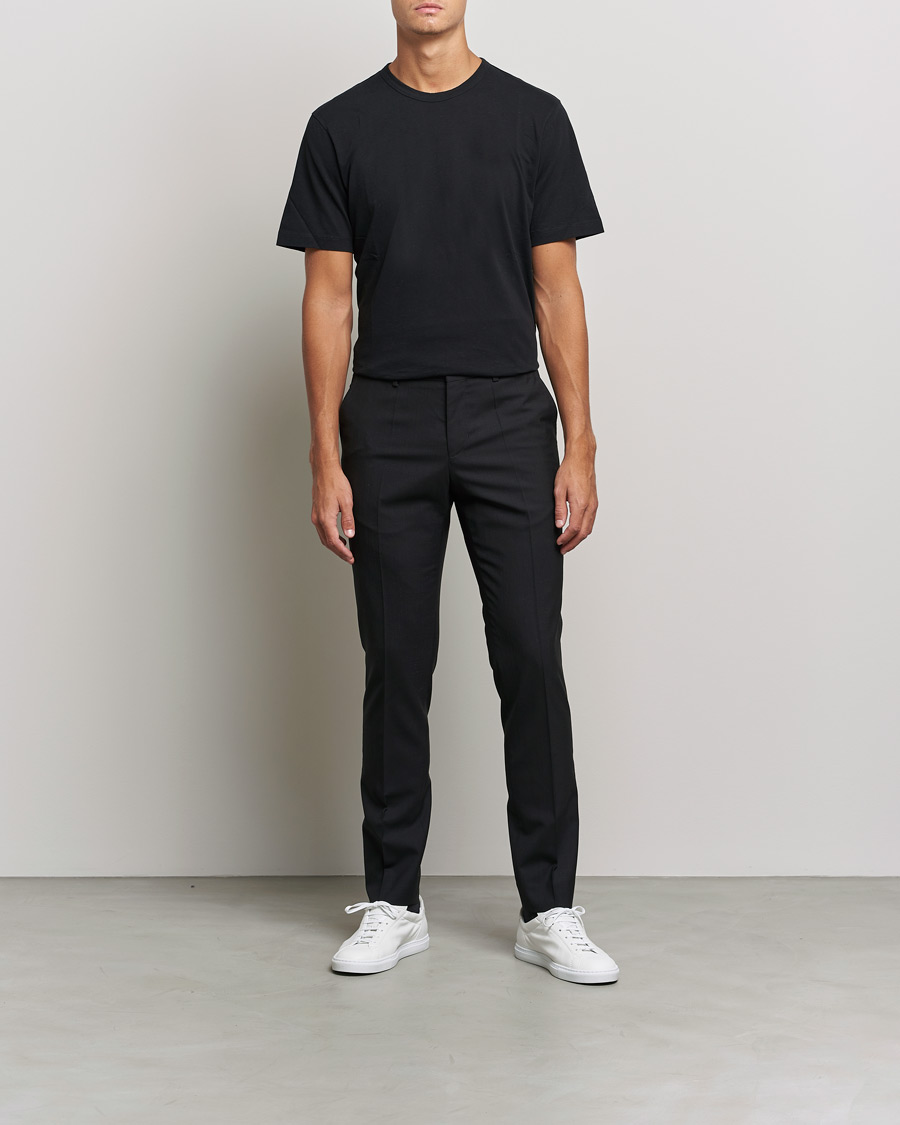 Mies | Housut | Filippa K | Liam Cool Wool Slacks Black