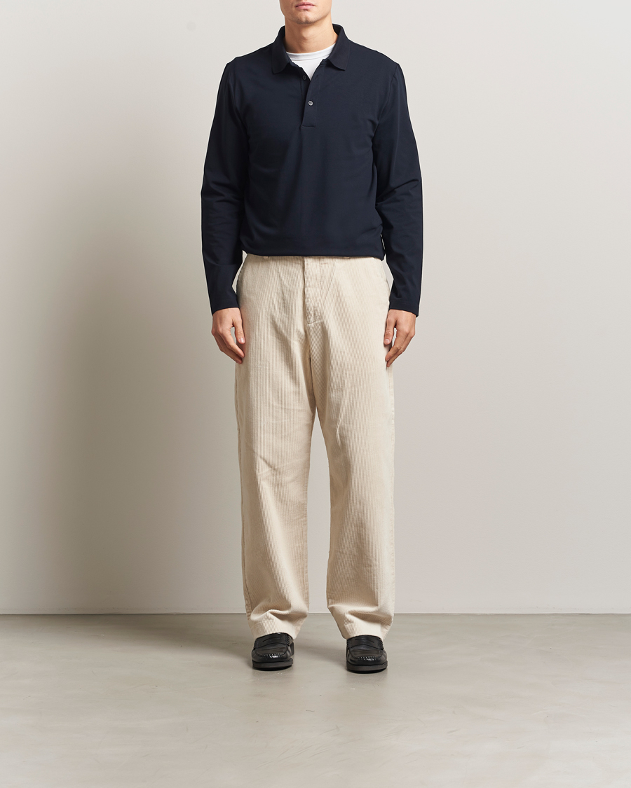 Mies | Pikeet | Filippa K | Luke Lycra Poloshirt Navy