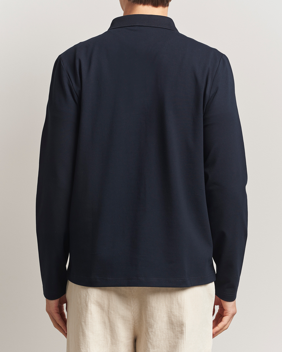 Mies | Pikeet | Filippa K | Luke Lycra Poloshirt Navy