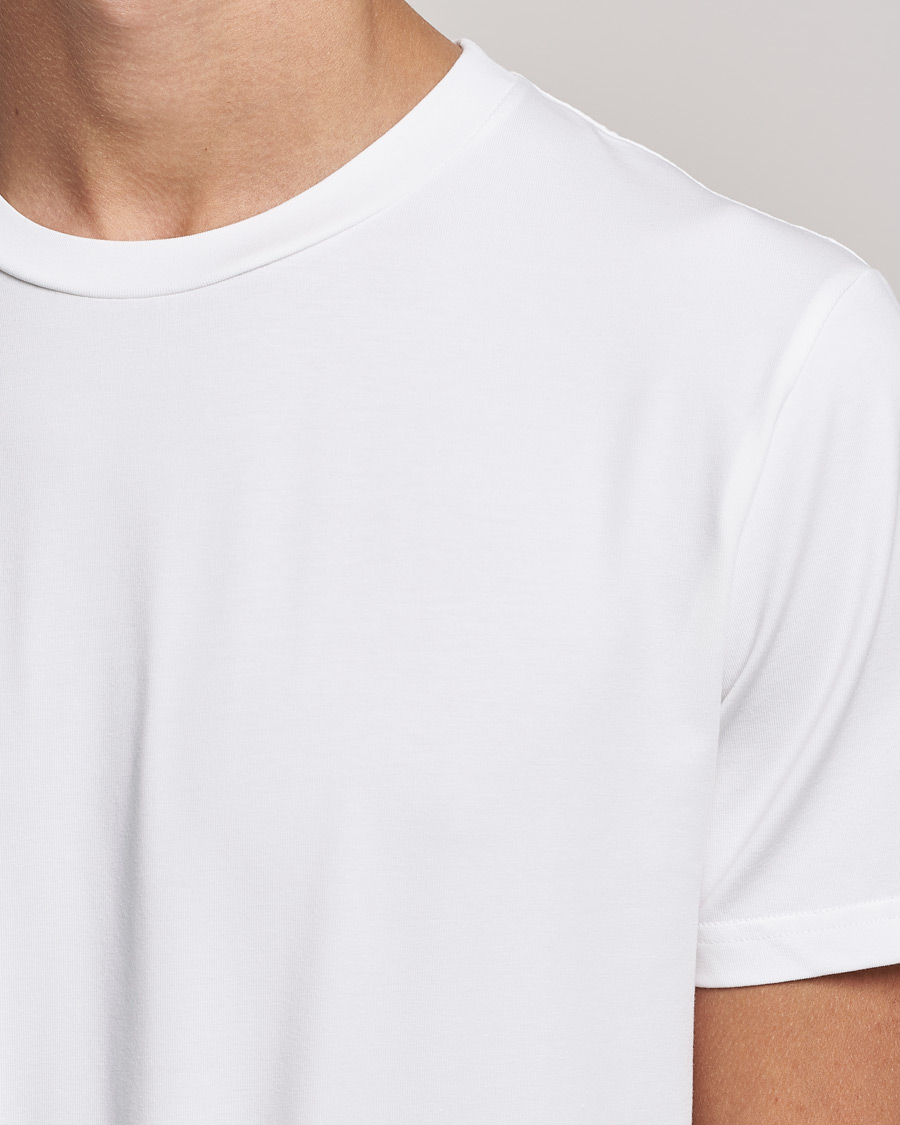 Mies | T-paidat | Filippa K | Stretch Cotton Tee White