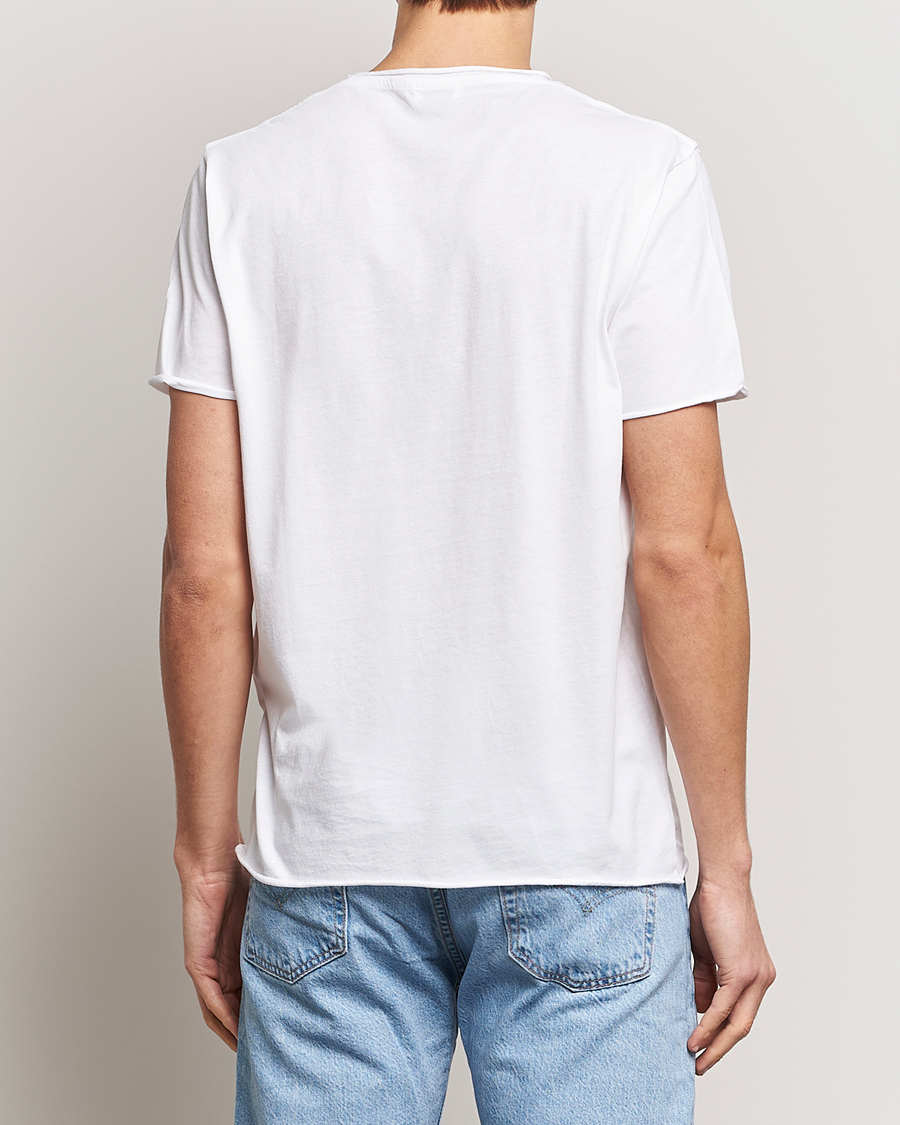 Mies | T-paidat | Filippa K | Roll Neck Crew Neck Tee White