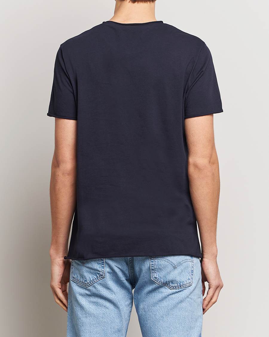 Mies | T-paidat | Filippa K | Roll Neck Crew Neck Tee Navy